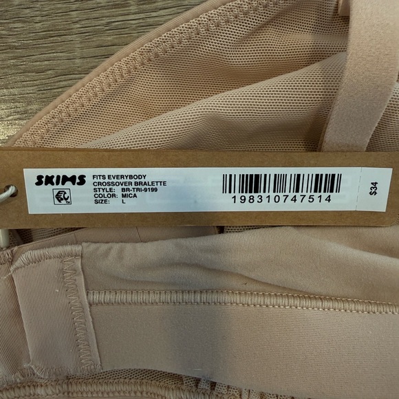 NWT! Lot Of 2 SKIMS Bras Scrunchie Headband 36C/L Bundle - Picture 4 of 16